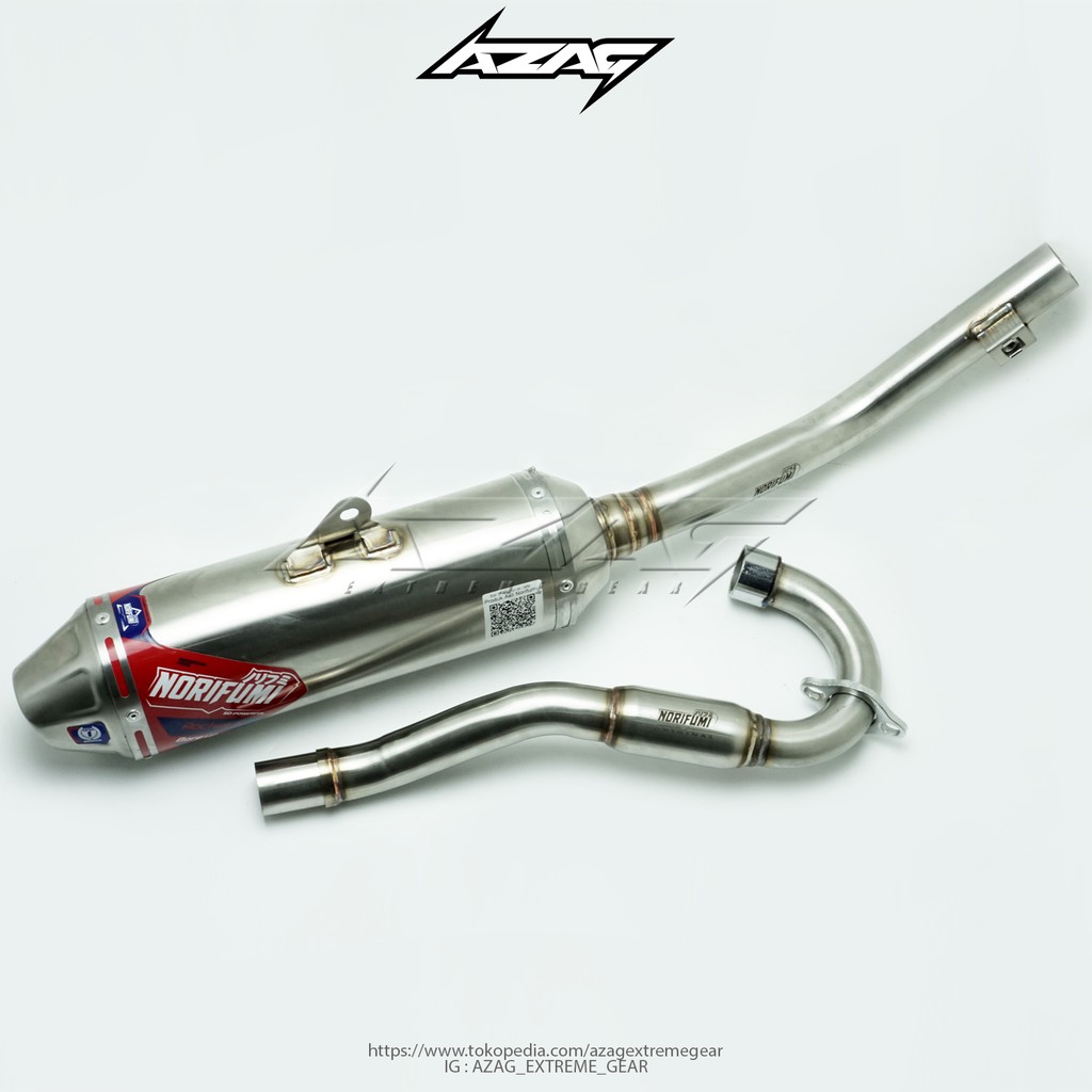 Knalpot CRF 150L Norifumi Rocket 4 Bore Up