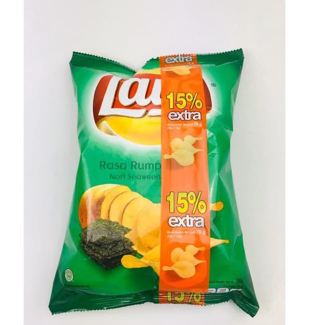 

SUPER PREMIU LAY'S SNACK RASA RUMPUT LAUT 68g