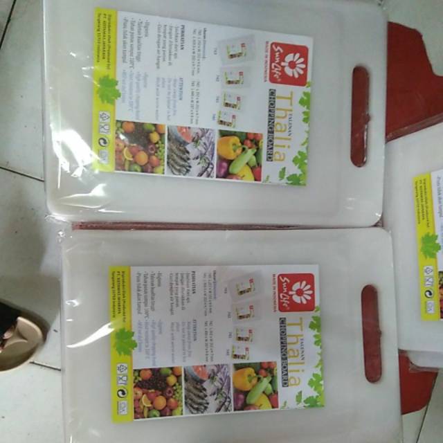 Talenan plastik tebal chopping board sunlife (M)