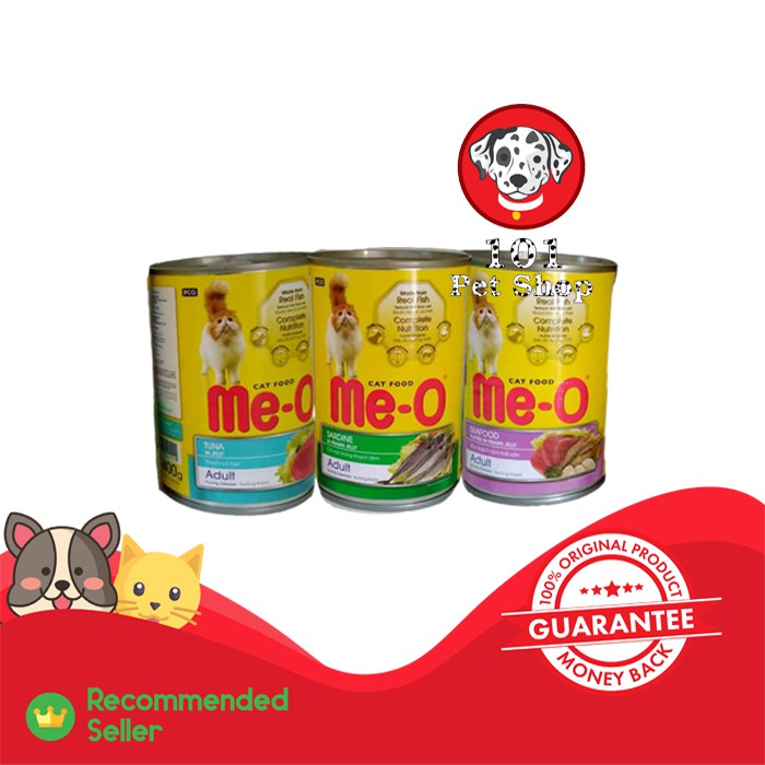 Makanan Kucing Basah Meo Kaleng 400GR - 24 pcs khusus gosend dan grab