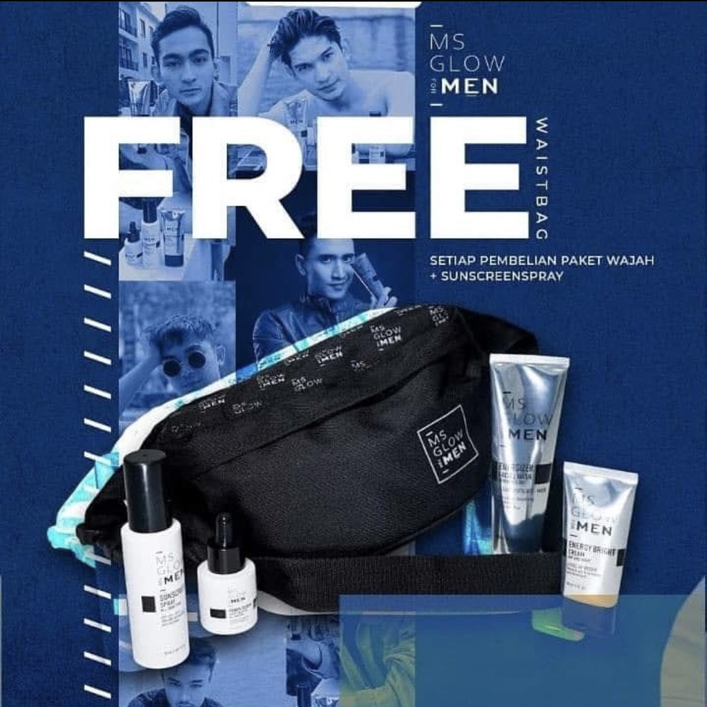 MBS - PAKET WAJAH FOR MEN / MS GLOW FOR MEN MSGLOW FOR MEN