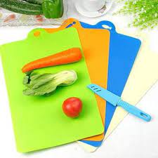 Talenan Plastik / Tatakan Potong Sayuran / Cutting Board / Buah / Daging Elastis / Lentur / Flexible [JY]