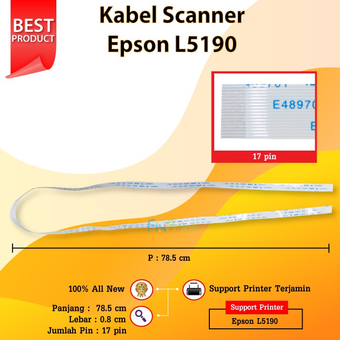 Kabel Scanner Epson L5190 Cable Flexible Scanner L 5190 L-5190 New