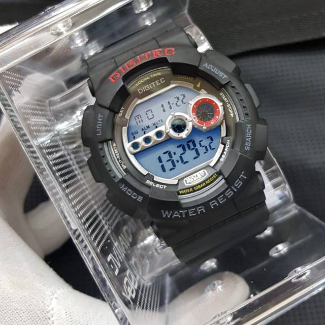 Jam Tangan Pria Merk / DIGITEC DIGITAL Original Free Box