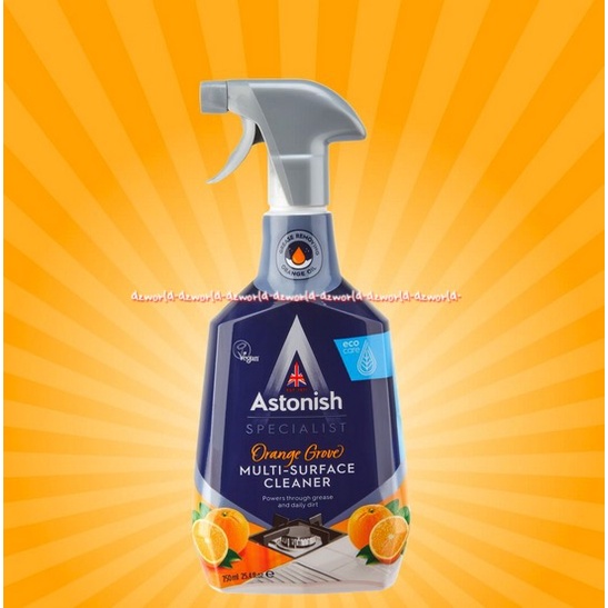 Astonish Multi Surface Cleaner 750ml With Orange Groove Oil Pembersih Serbaguna Astonis Serba Guna Membersihkan Noda Wangi Jeruk Sunkist