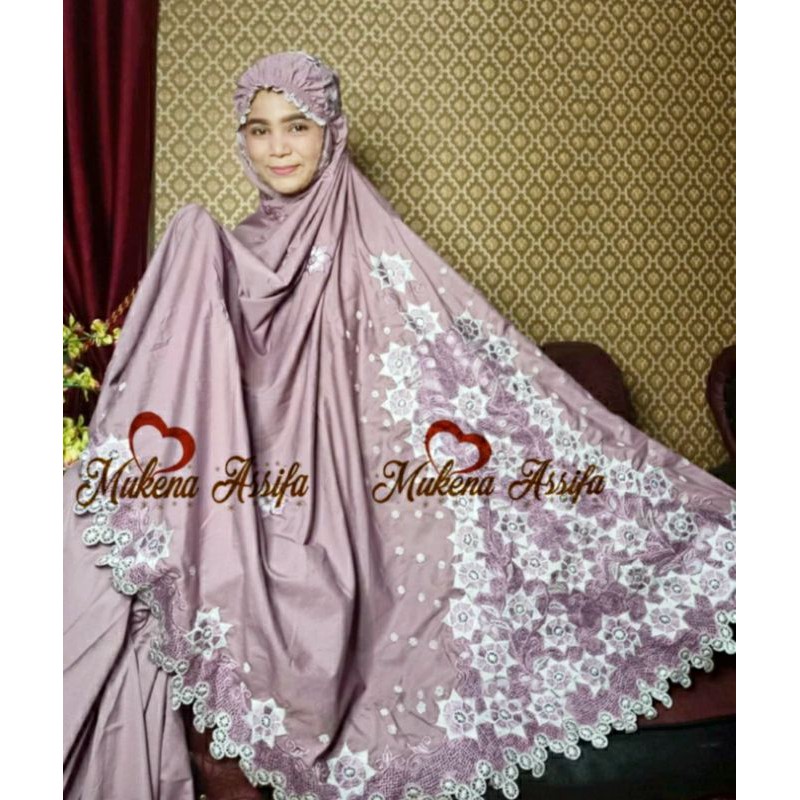 MUKENA DEWASA BORDIR PUNGGUNG MUKENA BORDIR PADANG BUKITTINGGI