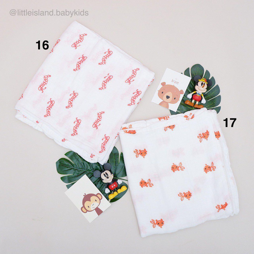 LIN004 - Selimut Bayi Kain Muslin Premium, Soft &amp; Comfortable Muslin