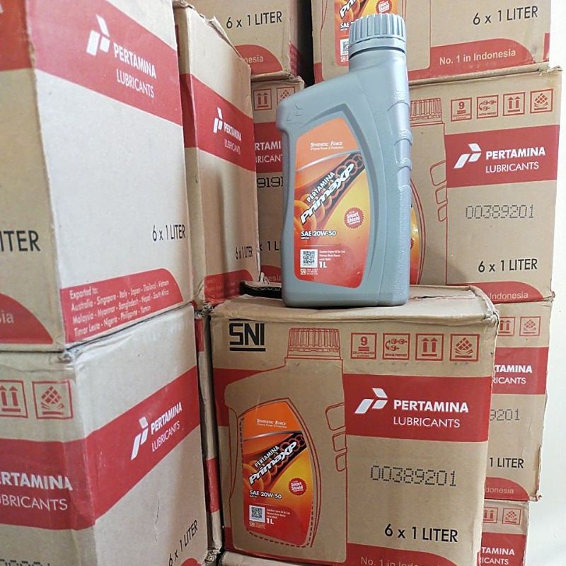 Oli Prima XP New PRIMA XP 1 Liter SAE 20W-50 original Pertamina