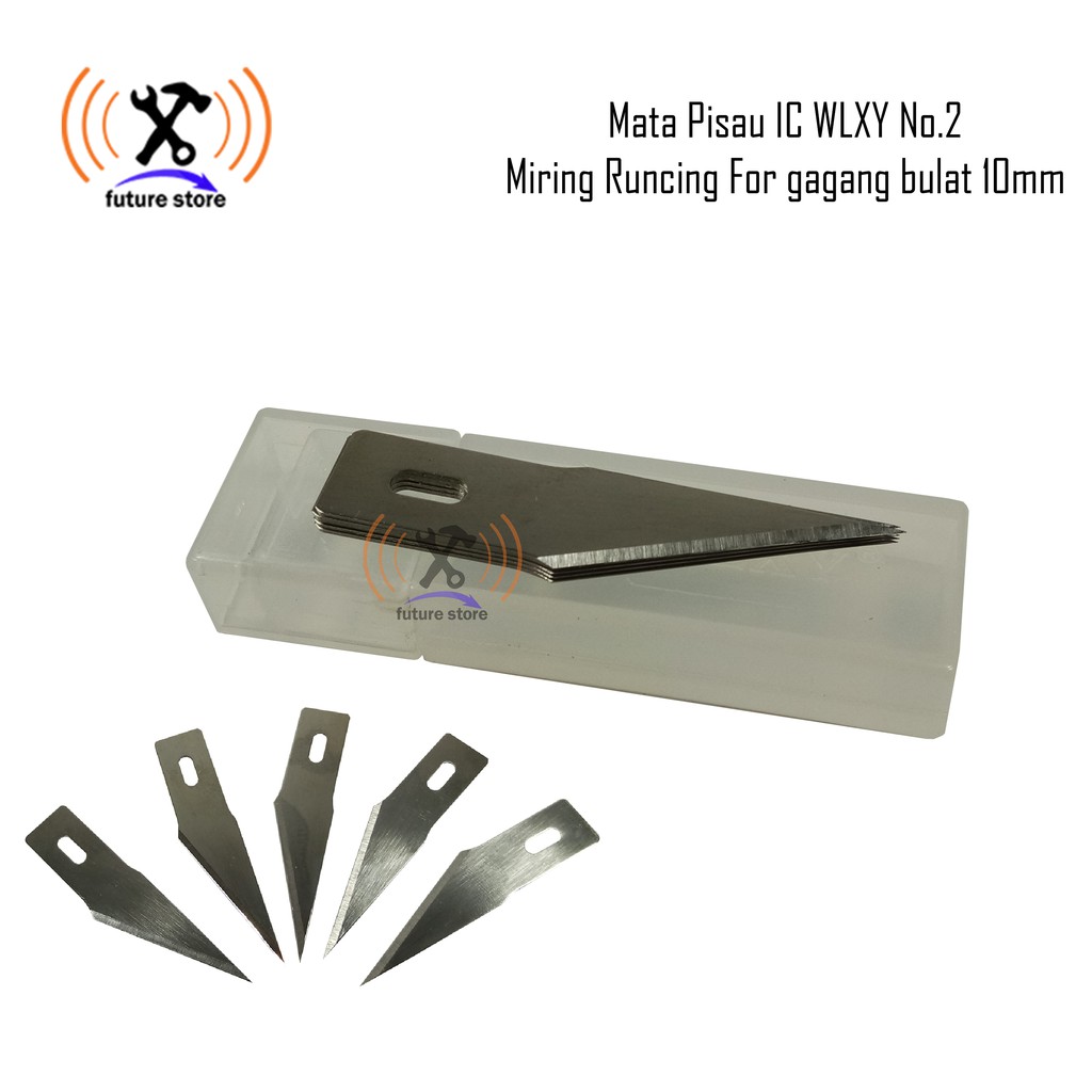 

Revil Mata Pisau IC WLXY No.2 Miring Runcing Art Knife Crafting