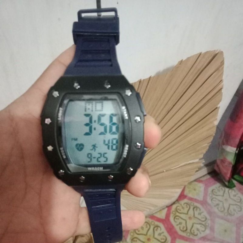 JAM TANGAN TERBARU DIGITAL SPORT ANTI ALERGI