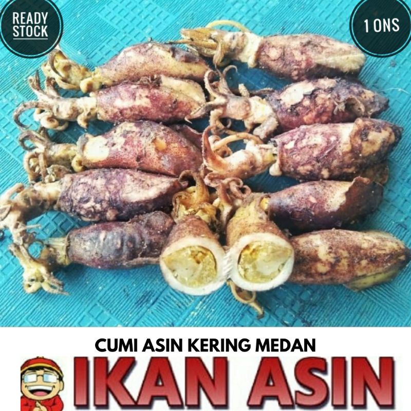 

CUMI ASIN / SOTONG / SUNTUNG 100 gr cap TOKE BAGAN SIAPI API