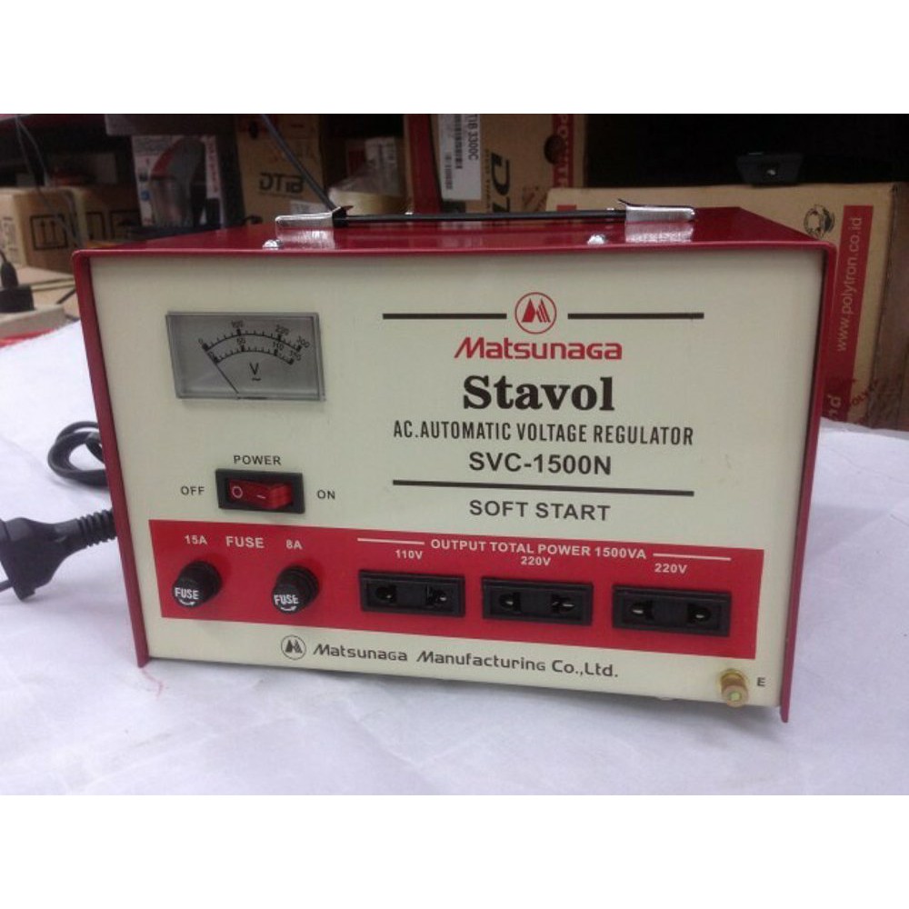 stabilizer matsunaga stavol 1500w   1500 watt   1500watt