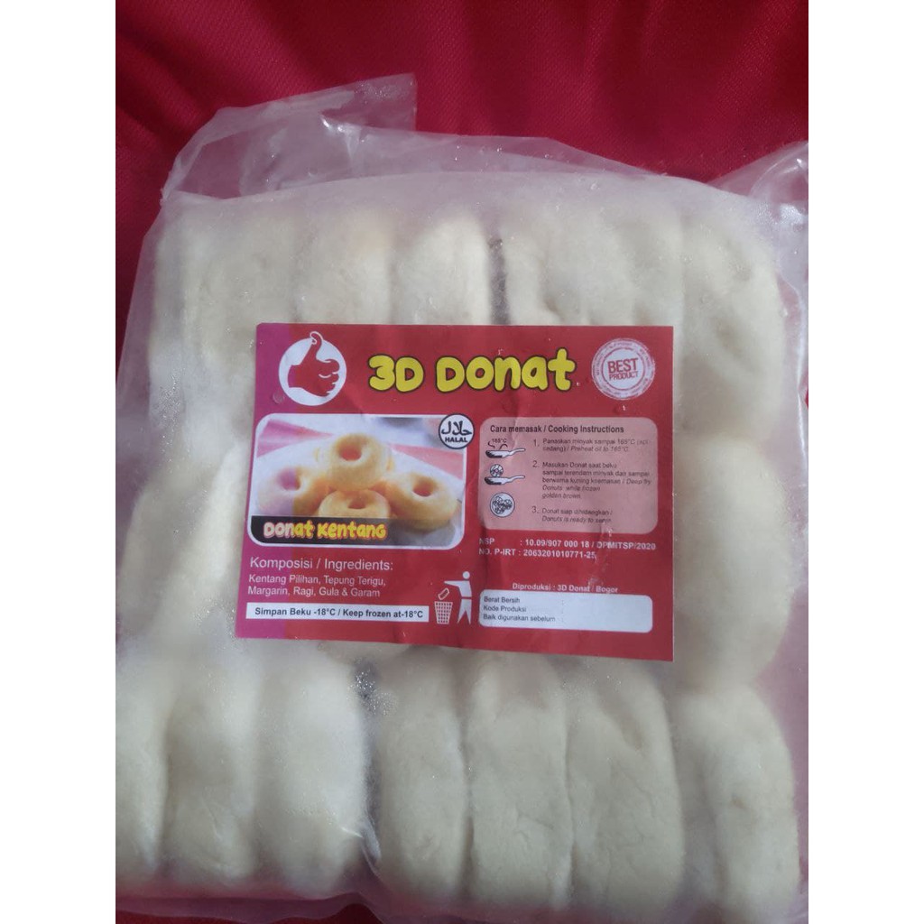 

DONAT KENTANG 3D