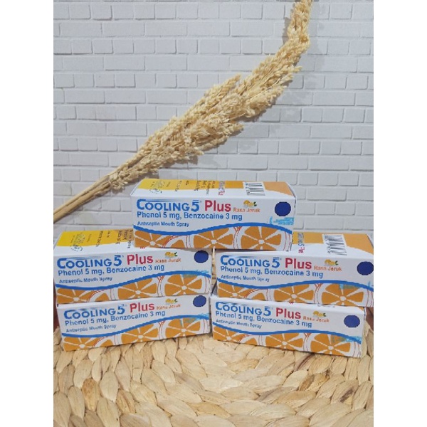 Cooling 5 plus/obat semprot sakit gigi