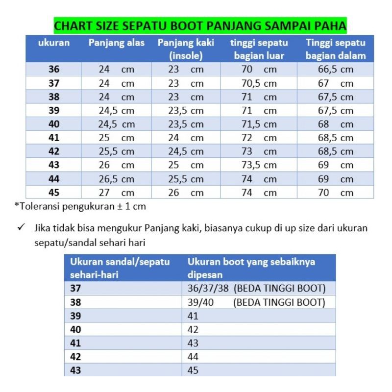 Sepatu boot Sawah panjang anti keong boots mancing berkebun bertani  tambak kebun