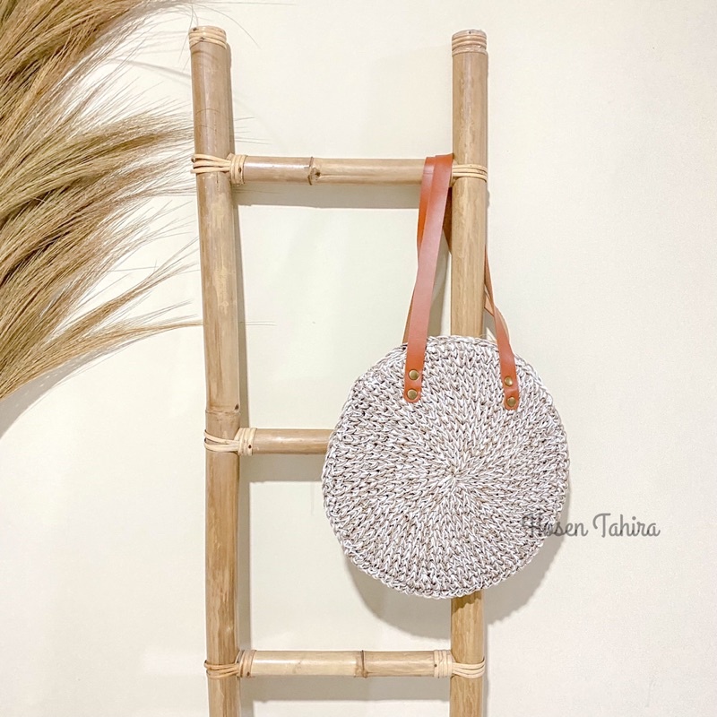 tas agel bali / tas anyaman bali / tas pantai