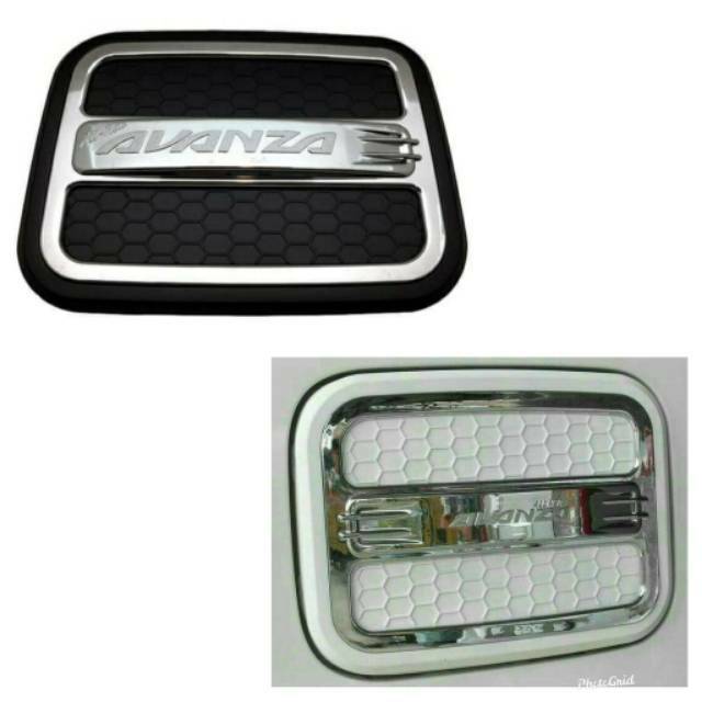 All new Avanza tank cover tutup tangki bensin putih/hitam