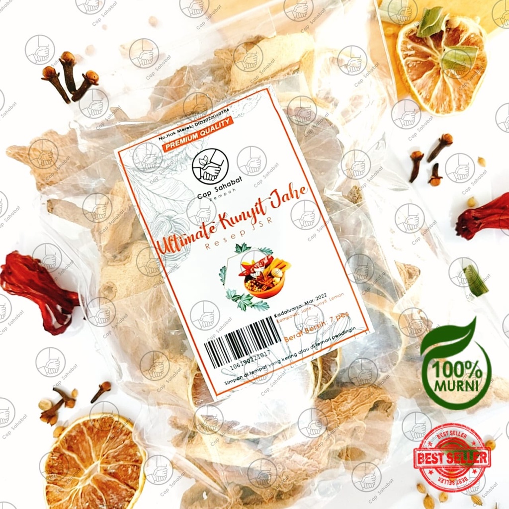 7 Hari Teh Ultimate Kunyit Jahe JSR / Antioksidan / Promil / Enzim Booster Kemasan Praktis