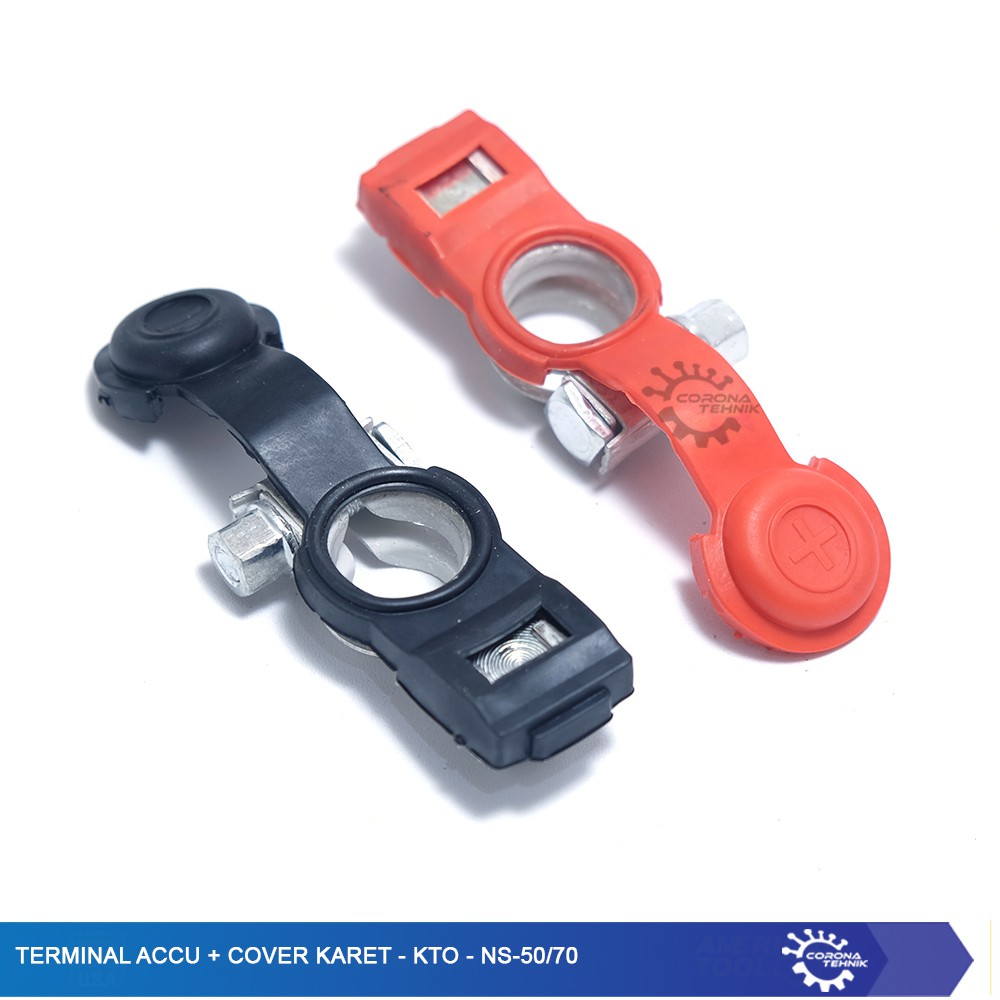 NS-50/70 Terminal Accu + Cover Karet - KTO