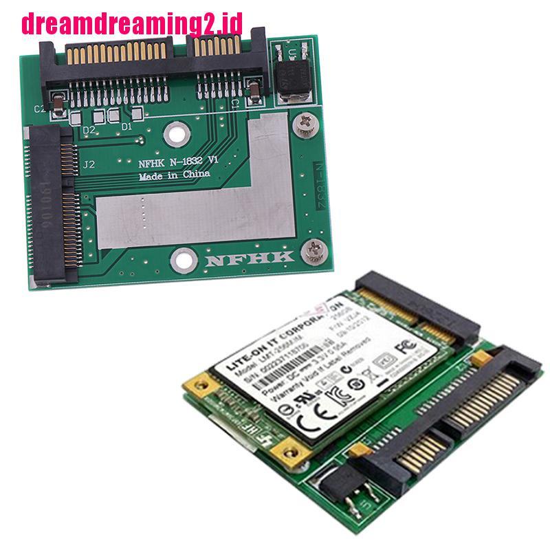 （✔✔❤) Papan Modul Adaptor Konverter mSATA ssd Ke 2.5 &quot;SATA 6.0gps pcie ssd