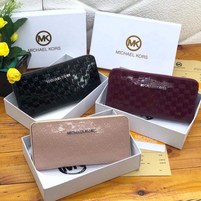 DOMPET WANITA/DOMPET m ka mbosed kulit uk 20x10 free box+sert kode 0944