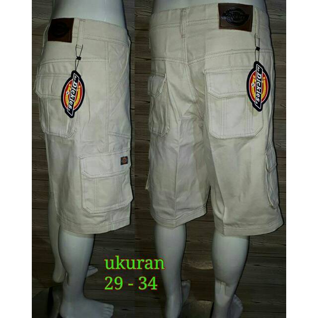 Celana Pendek Pria Cargo Crem | Celana Pria Cargo