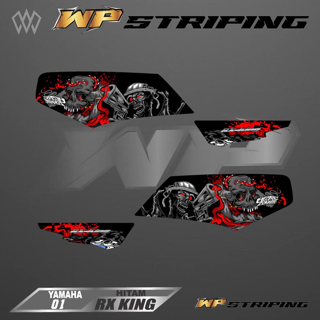 STRIPING RX KING - STIKER VARIASI LIST SKOTLET MOTOR YAMAHA RX KING - 01