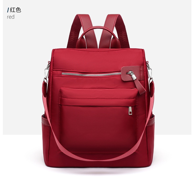 TAS RANSEL MULTIFUNGSI BACKPACK WANITA FASHION KOREA IMPORT 3126 -  ANTI AIR SEKOLAH KULIAH KERJA TERBARU JAKARTA