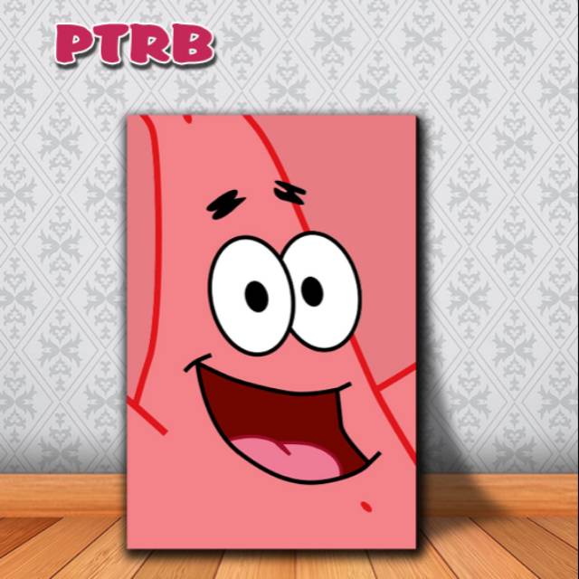 Poster dinding patrick spongebob walldecor patrick star