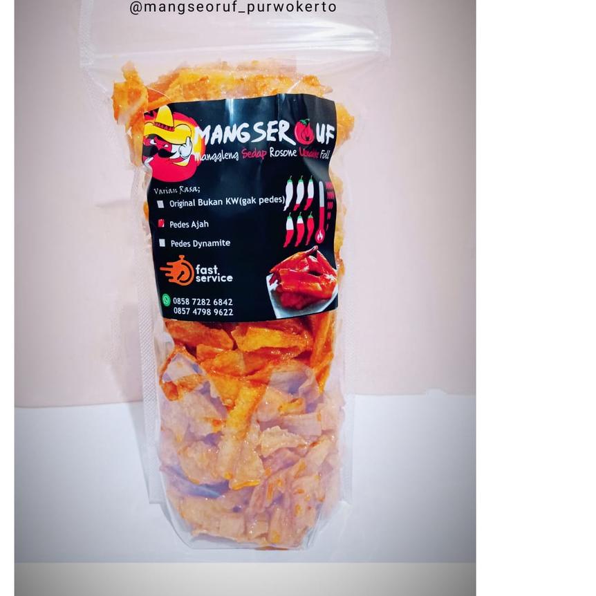 

COD !! 1.1 MAKANAN RINGAN /KRIPIK/KRIUK MANGSEROUF 500GRAM [KODE 379]