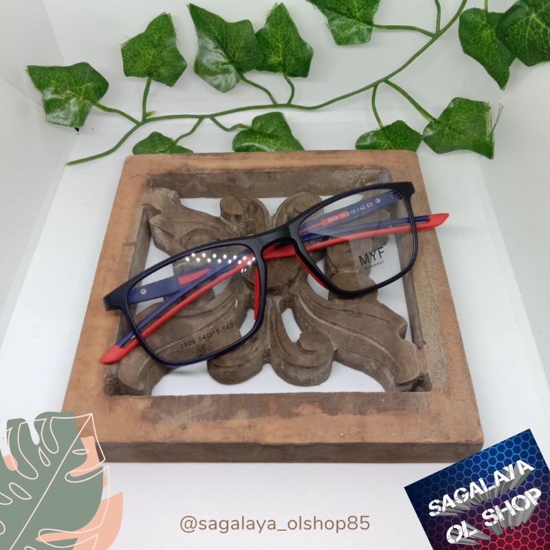 kacamata frame fashion pria sporty