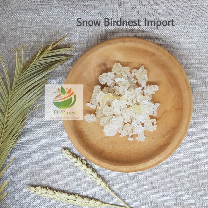 

Snow Bird nest / Sarang Burung / Xue Yan / tragacanth gum *import 100g - 100 gram (BERKUALITAS)