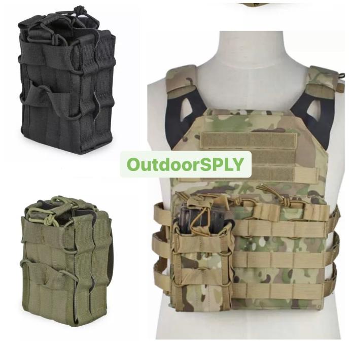 Molle M9 Magazine Pouch Dual Stack Tactical Storage Bag Sarung M9 Mag Star Seller