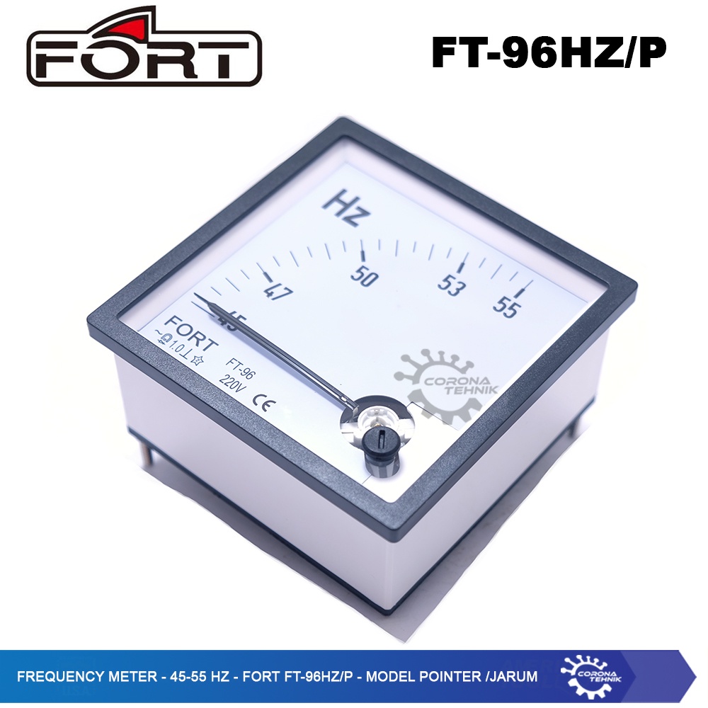 Fort FT-96HZ/P - Model Pointer/Jarum - Frequency Meter - 45-55 Hz