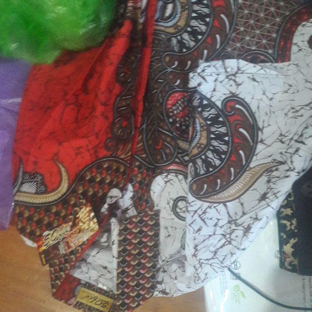 Pandawa Kemeja Batik Pria M.l.xl.xxl Lengan Pendek