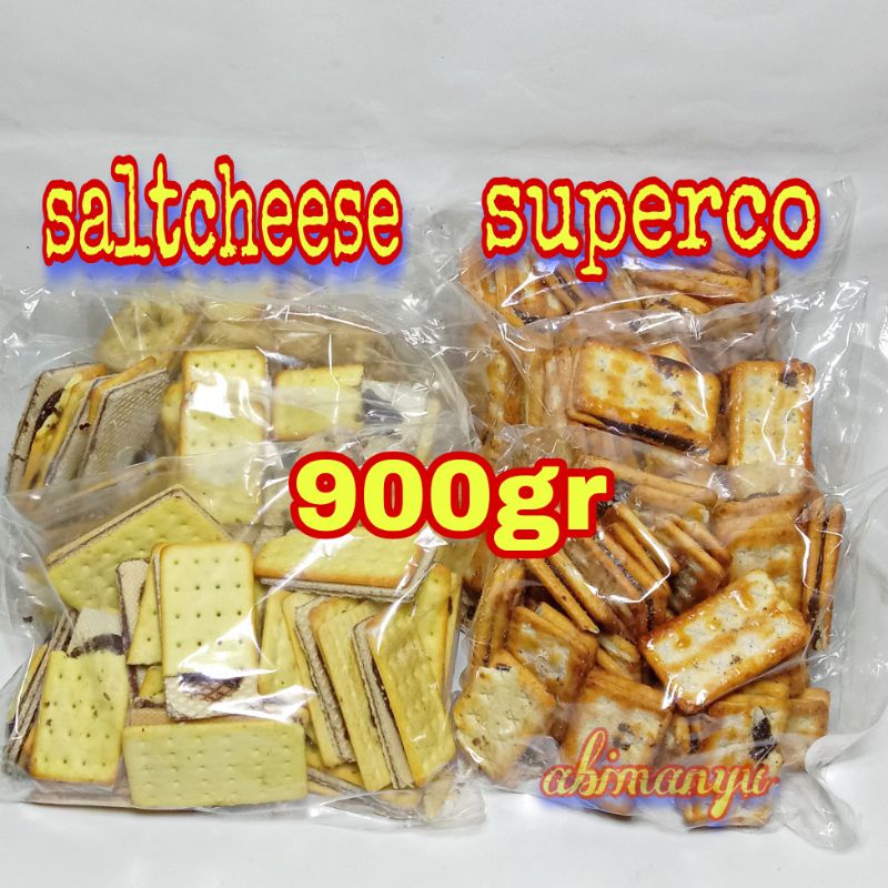 

biskuit khong guan saltcheese combo & superco broken 900 gr