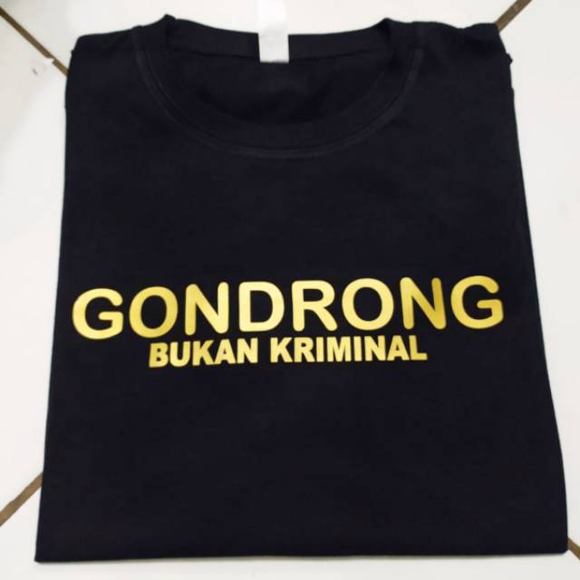 Kaos baju t-shirt GONDRONG BUKAN KRIMINAL