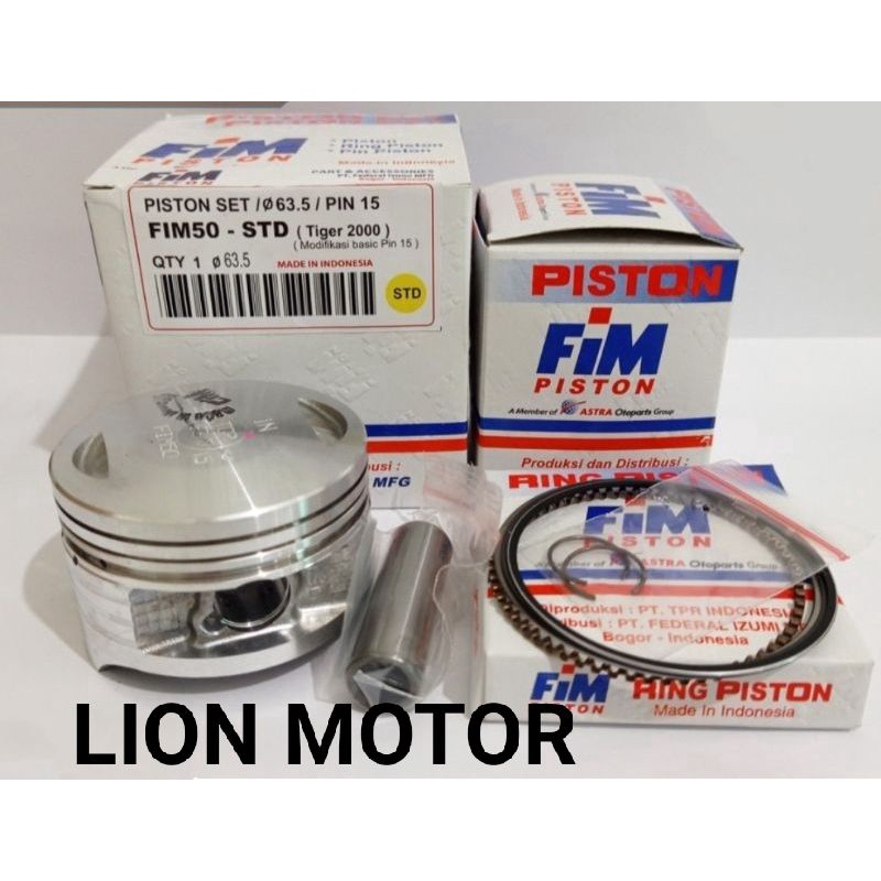 PISTON Kit FIM50 TIGER OS STD 50 100 150 200 250 300 PIN 15 ORIGINAL FIM IZUMI