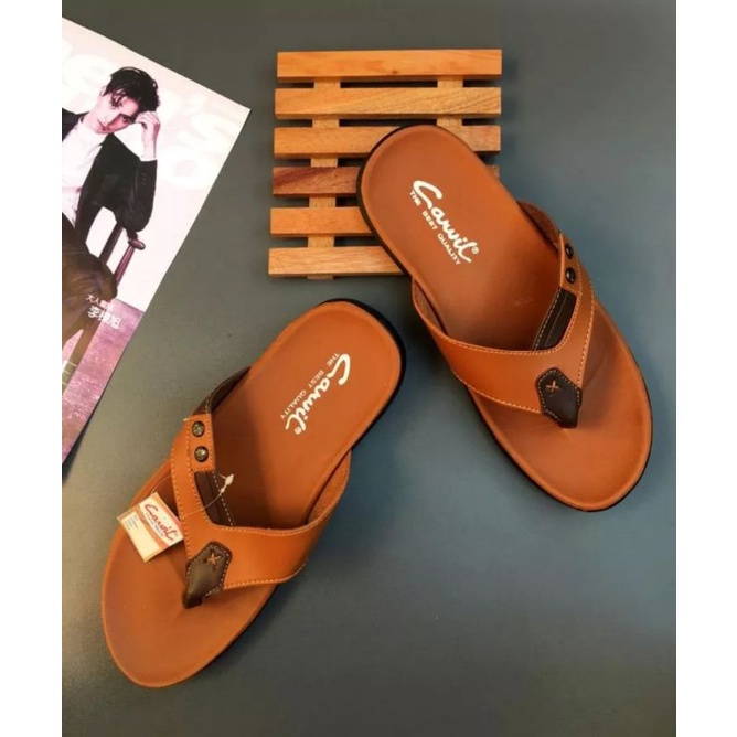 Sandal pria model terbaru / Sandal Kulit pria / Sandal pria wanita