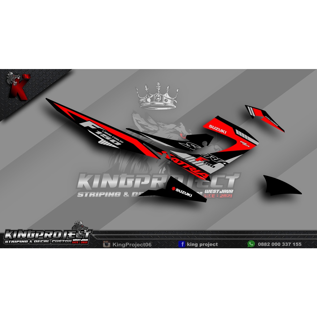 Sticker Striping List Variasi Satria Fu Facelift - Striping Variasi Satria Fu Facelift