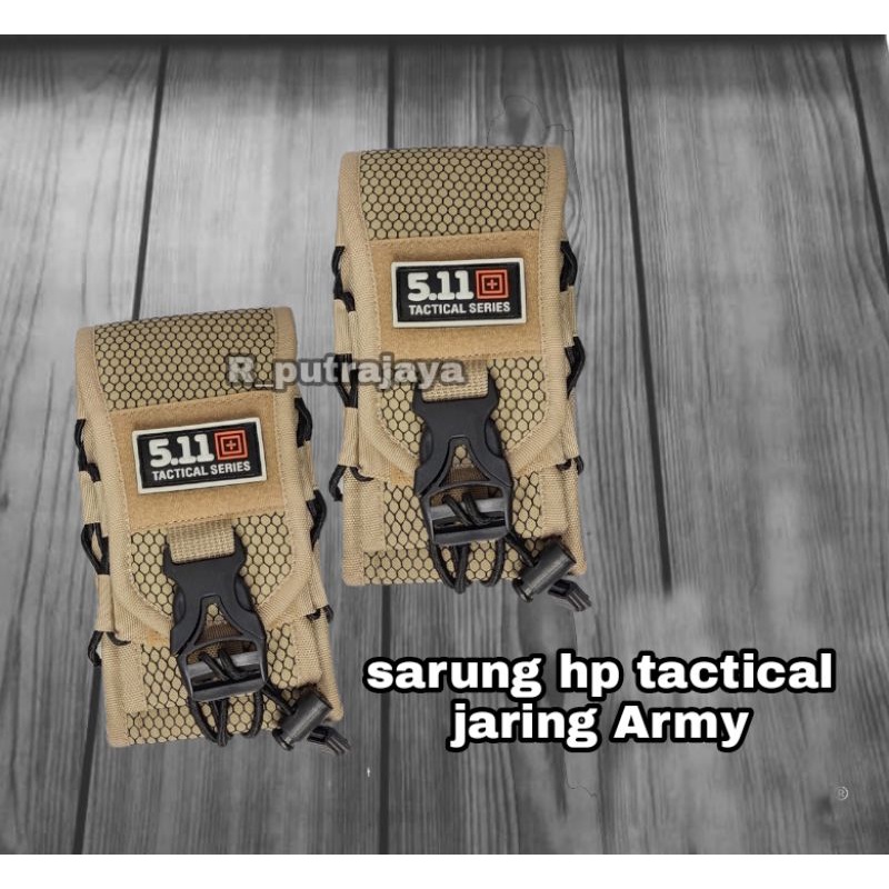 Sarung Hp Tactical  6,5 Inch Dual Slot Kanvas  Sarung Hp Pinggang Tempat Hp Pinggang  Free Patch 511 Bisa COD