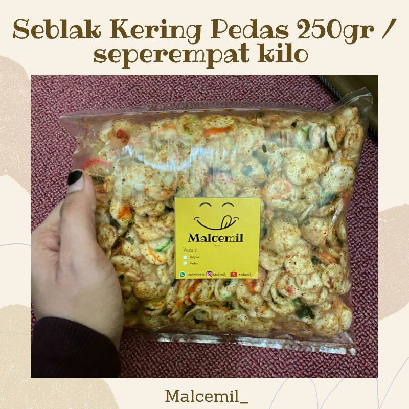 

250gr SEBLAK KERING PEDAS DAUN JERUK HOME MADE RENYAH GURIH PEDAS