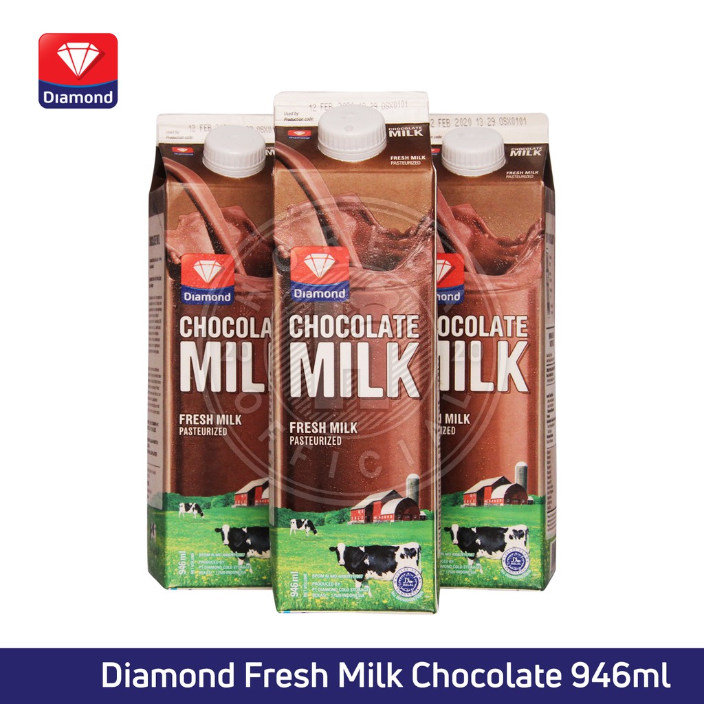 

DIAMOND CHOCOLATE FRESH MILK 946ML / SUSU SEGAR RASA COKELAT KEMASAN 946ML