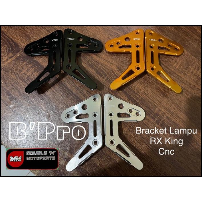 Bracket Breket Lampu Rx King Kupingan Lampu Rx King Cnc Bpro