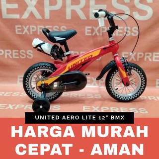 JNT COD SEPEDA  ANAK  UNITED  AERO  LITE BMX 12  NEW NEW Kode 