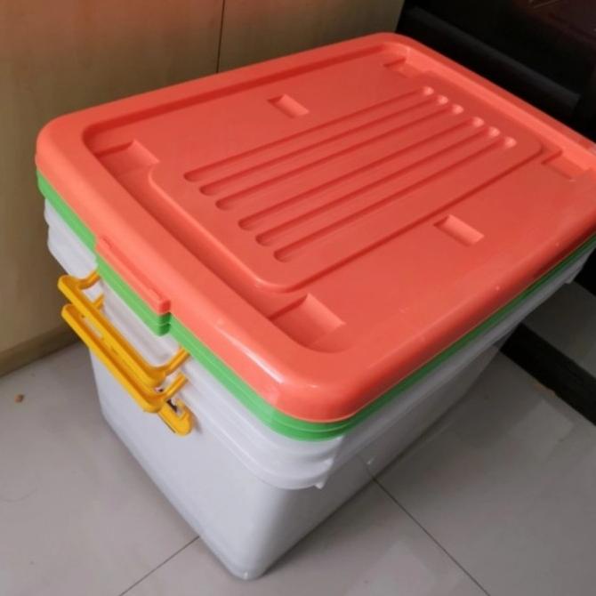 

Barang Baru Shinpo Container Box Cb 130 Liter Mega / Kontainer Plastik Industri