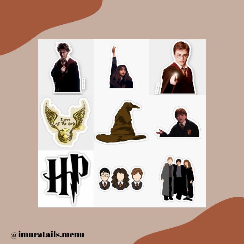 21pcs Sticker Tumblr Harry Potter 2