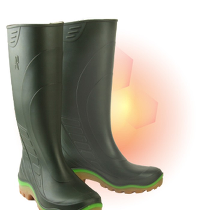 AP Boots 2006 Triwarna Centimeter - Sepatu Boot Karet Hijau Tinggi