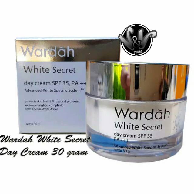 WARDAH WHITE SECRET DAY CREAM SPF 35 PA +++ /WARDAH / WHITE SECRET / KRIM SIANG WARDAH / KRIM WARDAH