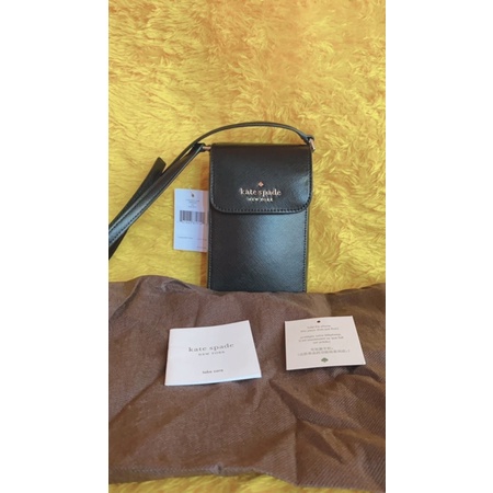 Tas Kate Spade Phone Crossbody Black Original - Preloved - Koleksi Pribadi